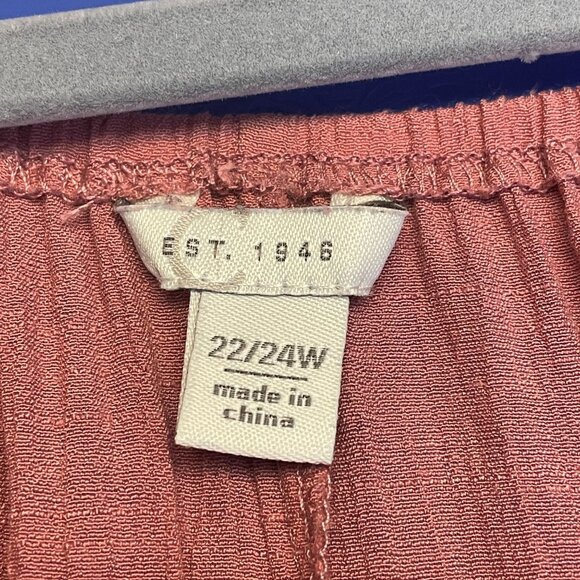 Womens Boho Top 22W 24W Pullover Peasant Flare 3/4 Sleeve Crochet Flowy Tunic - Picture 9 of 12